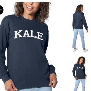 KALE Heathered Blue Sweatshirt XS